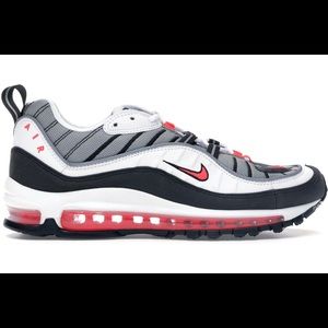 Nike AIR MAX 98 ‘Solar Red’ Women’s size 10